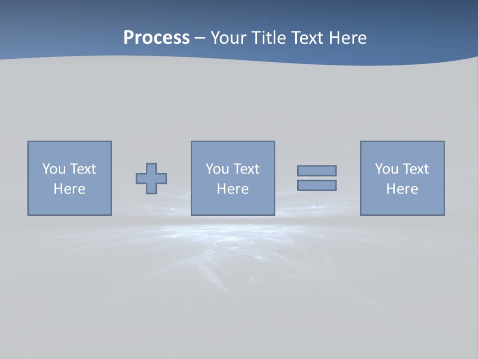 A Black And Blue Background With A White Light PowerPoint Template