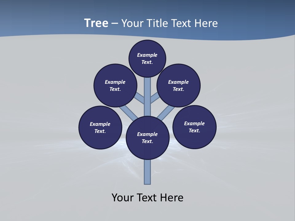 A Black And Blue Background With A White Light PowerPoint Template