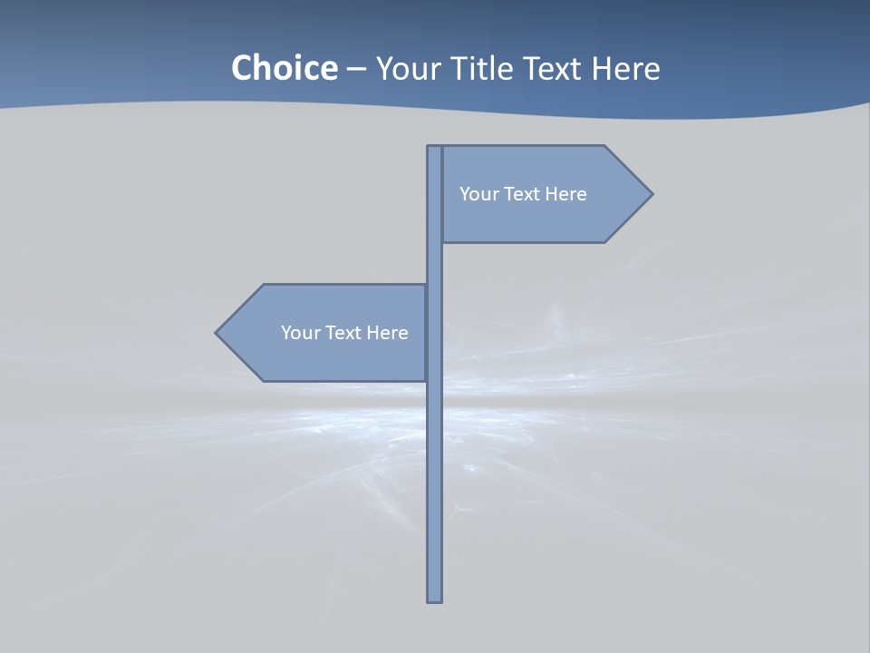 A Black And Blue Background With A White Light PowerPoint Template