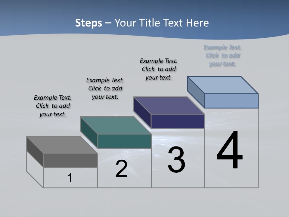 A Black And Blue Background With A White Light PowerPoint Template