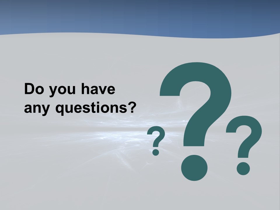 A Black And Blue Background With A White Light PowerPoint Template