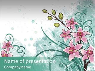 Blots Decor Stains PowerPoint Template