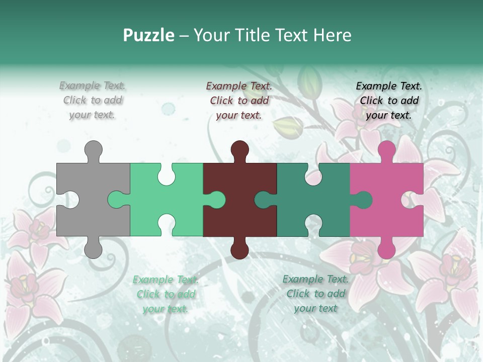 Blots Decor Stains PowerPoint Template