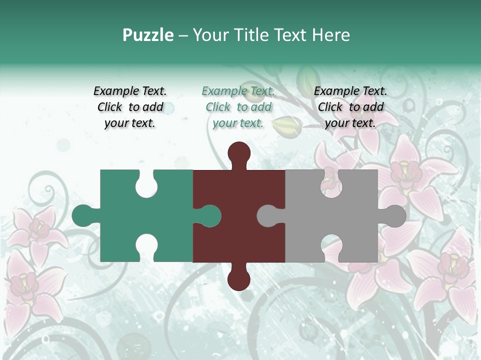 Blots Decor Stains PowerPoint Template