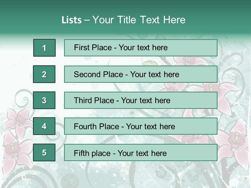 Blots Decor Stains PowerPoint Template