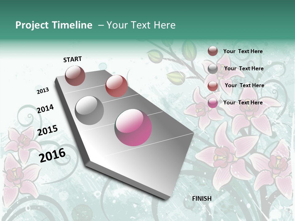 Blots Decor Stains PowerPoint Template