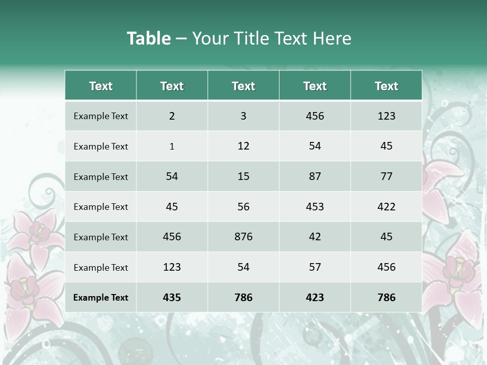 Blots Decor Stains PowerPoint Template