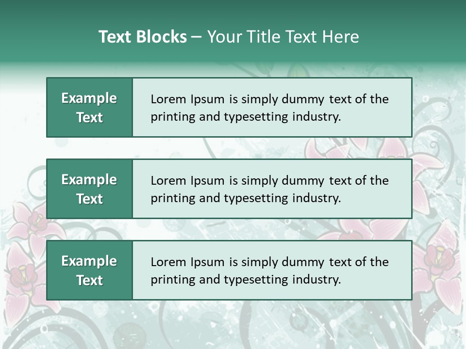 Blots Decor Stains PowerPoint Template