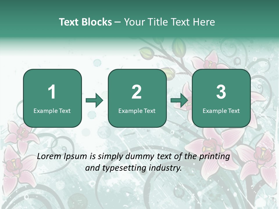 Blots Decor Stains PowerPoint Template