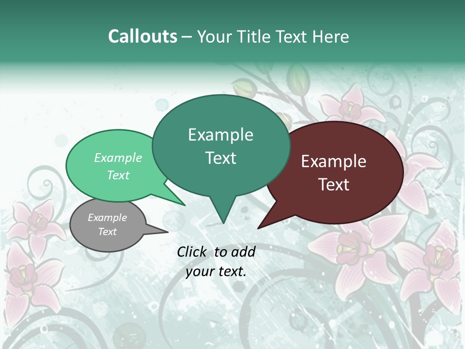 Blots Decor Stains PowerPoint Template