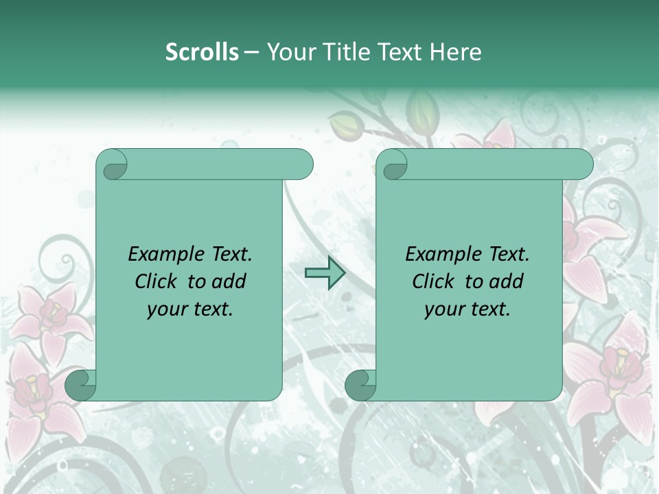 Blots Decor Stains PowerPoint Template
