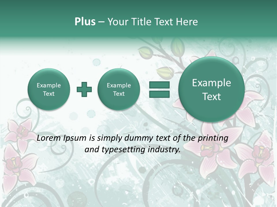 Blots Decor Stains PowerPoint Template