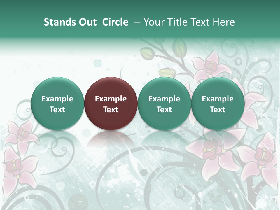 Blots Decor Stains PowerPoint Template