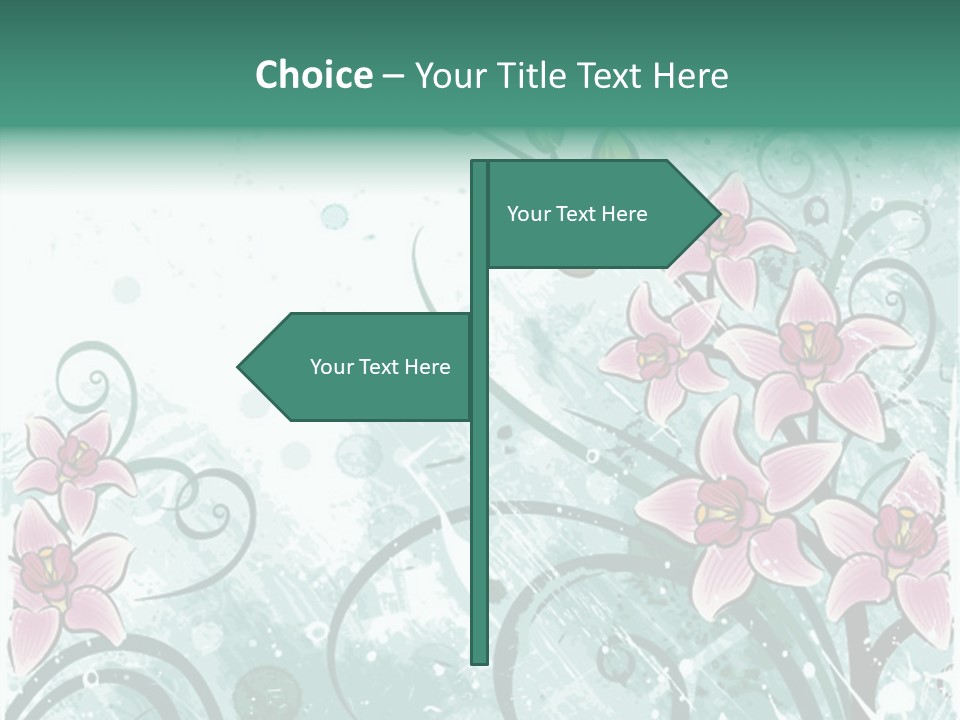 Blots Decor Stains PowerPoint Template