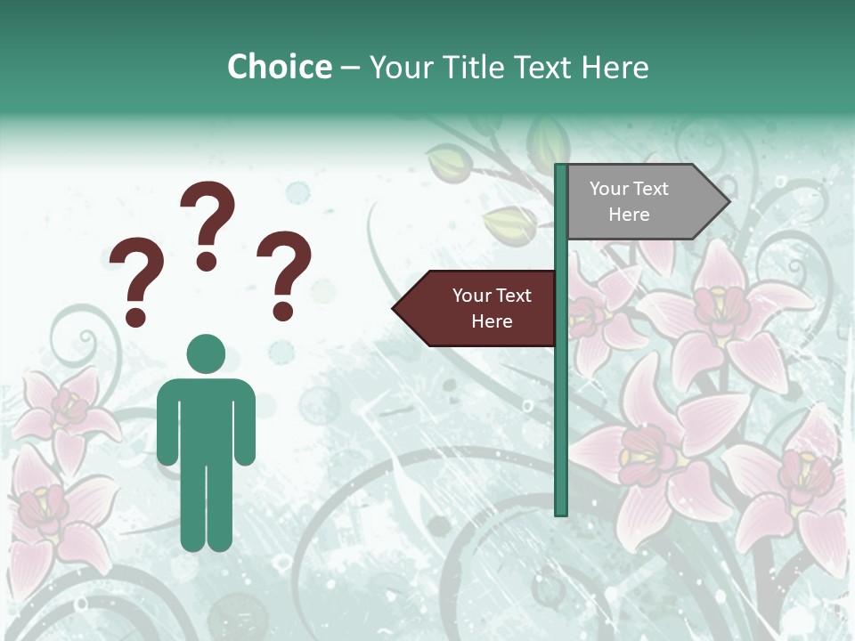 Blots Decor Stains PowerPoint Template