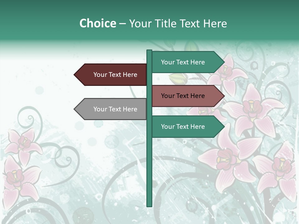 Blots Decor Stains PowerPoint Template