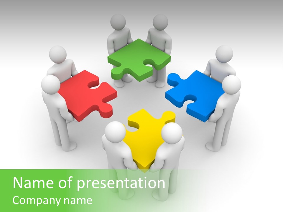 Way Relation Communication PowerPoint Template