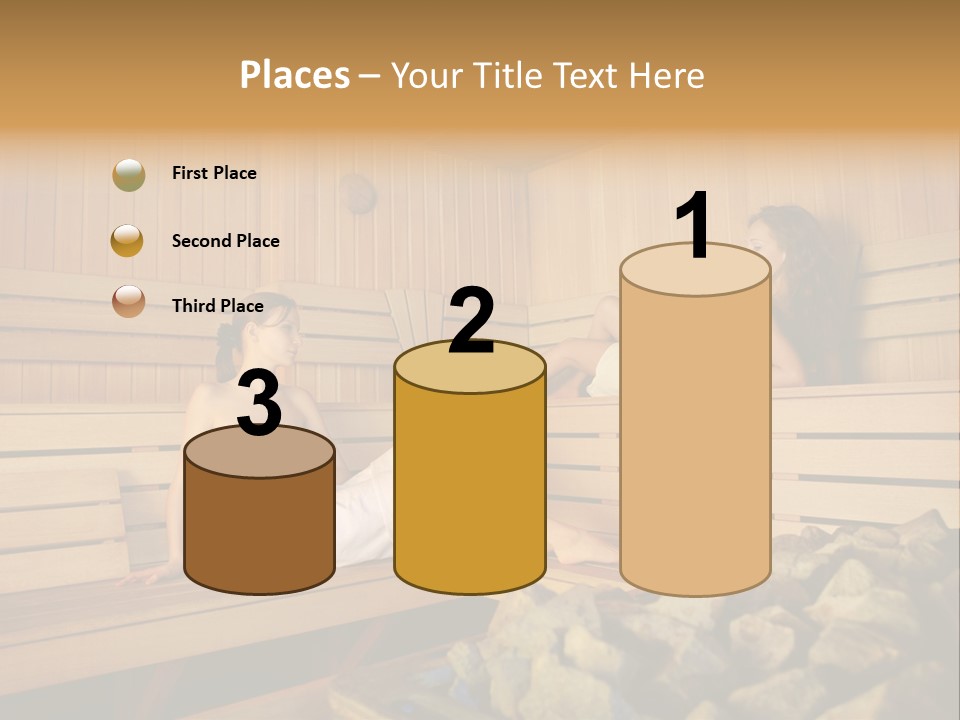 Female Relaxation Health PowerPoint Template