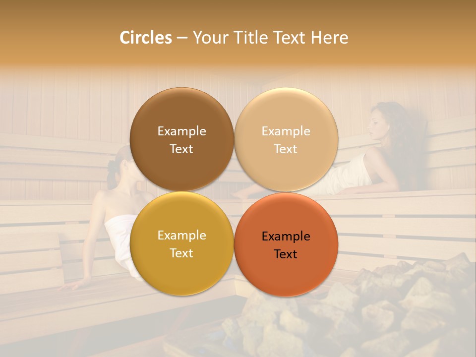 Female Relaxation Health PowerPoint Template