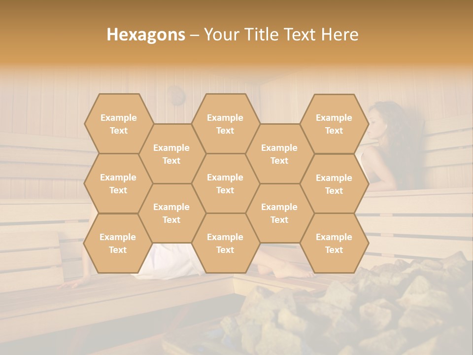 Female Relaxation Health PowerPoint Template