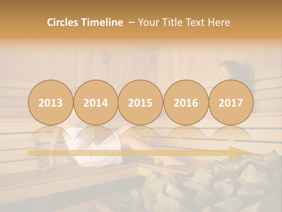 Female Relaxation Health PowerPoint Template