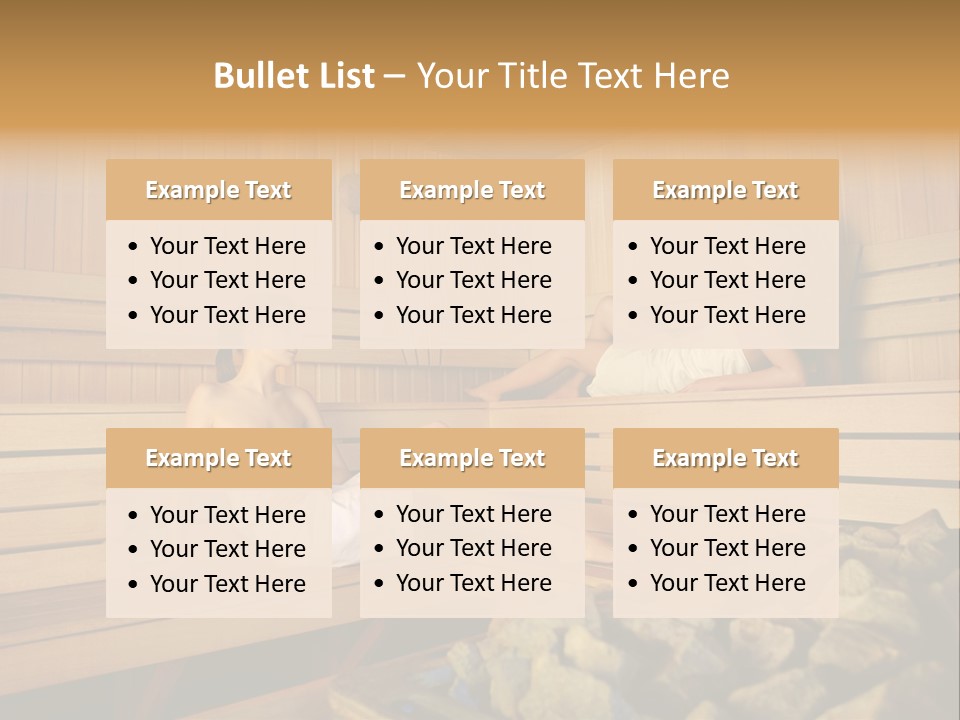 Female Relaxation Health PowerPoint Template