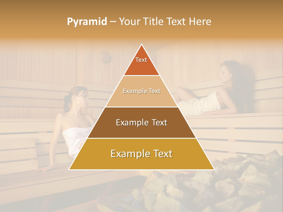 Female Relaxation Health PowerPoint Template