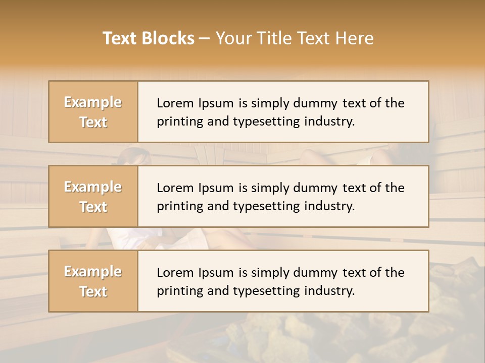 Female Relaxation Health PowerPoint Template