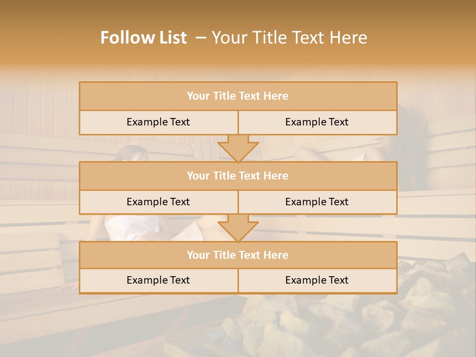 Female Relaxation Health PowerPoint Template