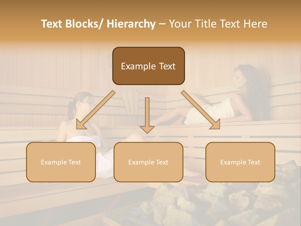 Female Relaxation Health PowerPoint Template