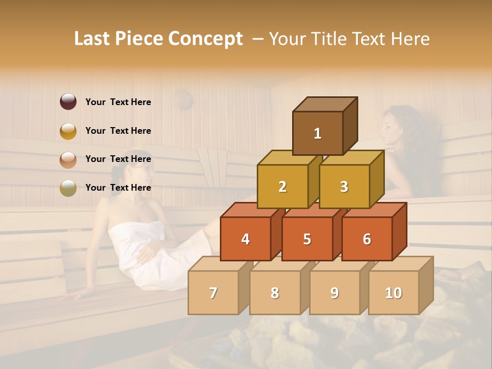 Female Relaxation Health PowerPoint Template