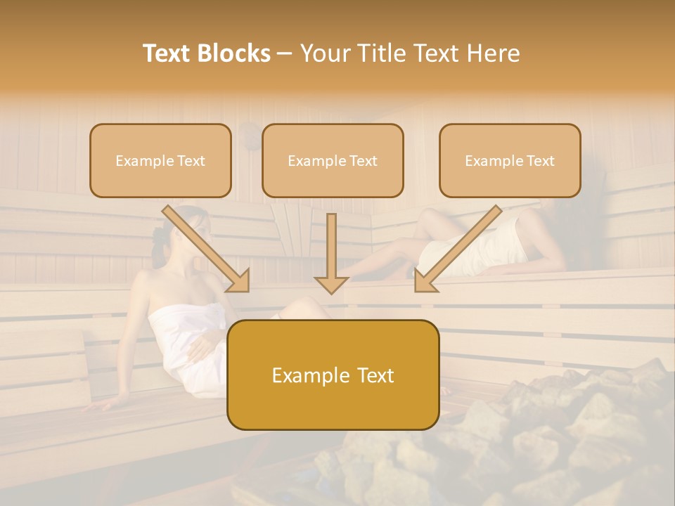 Female Relaxation Health PowerPoint Template
