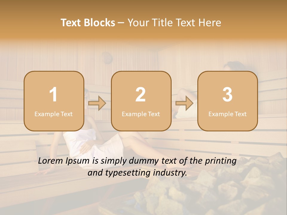 Female Relaxation Health PowerPoint Template