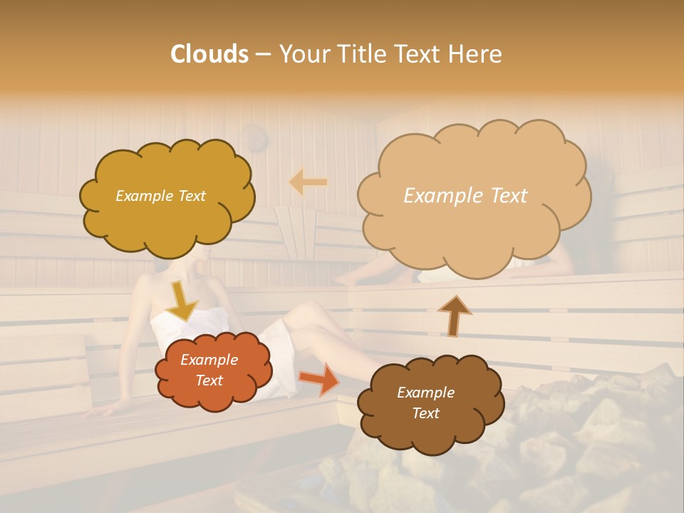 Female Relaxation Health PowerPoint Template