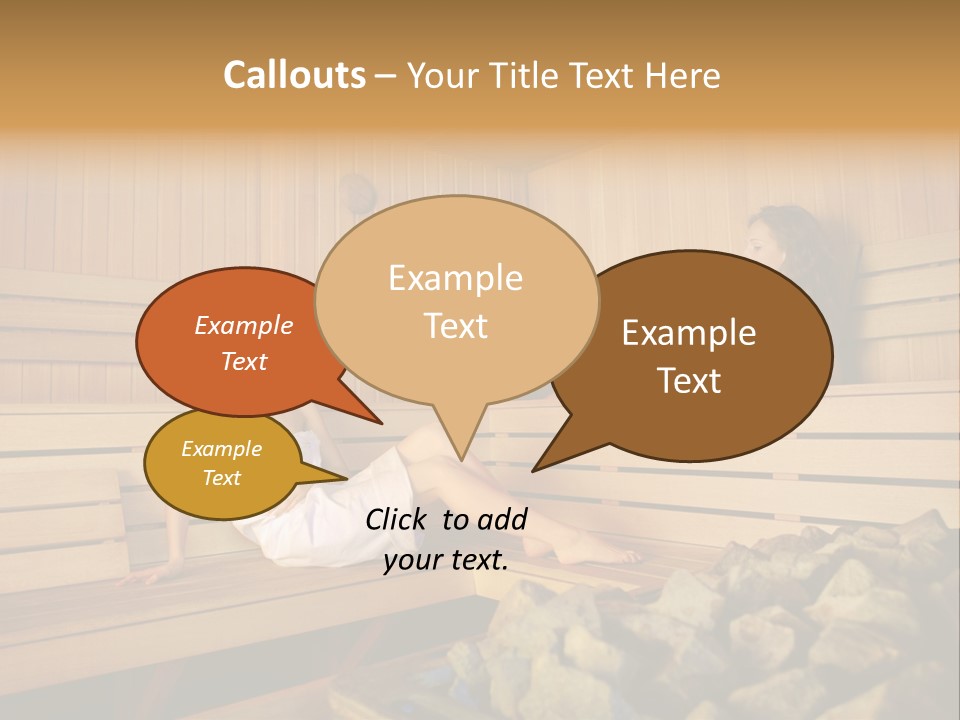 Female Relaxation Health PowerPoint Template