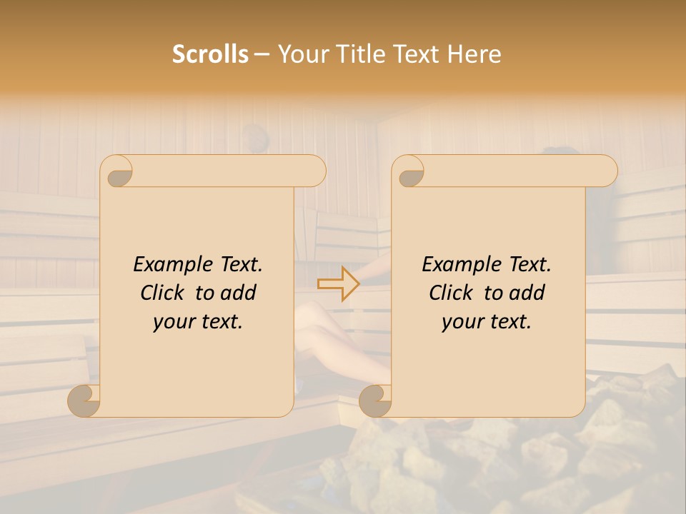 Female Relaxation Health PowerPoint Template