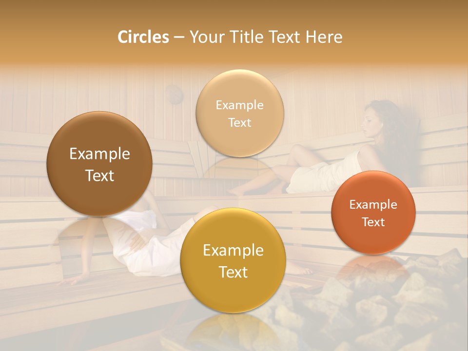 Female Relaxation Health PowerPoint Template