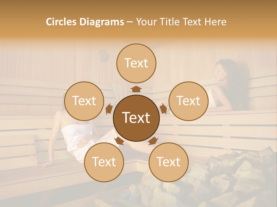 Female Relaxation Health PowerPoint Template