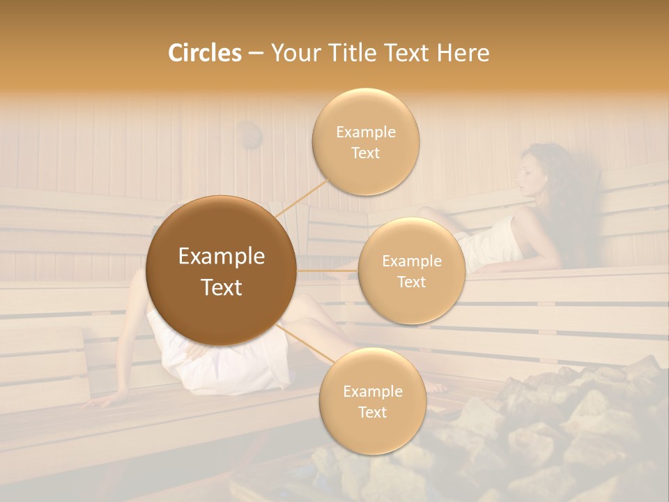 Female Relaxation Health PowerPoint Template