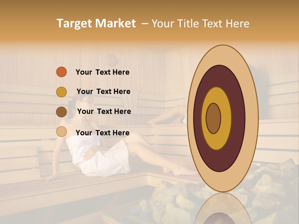 Female Relaxation Health PowerPoint Template