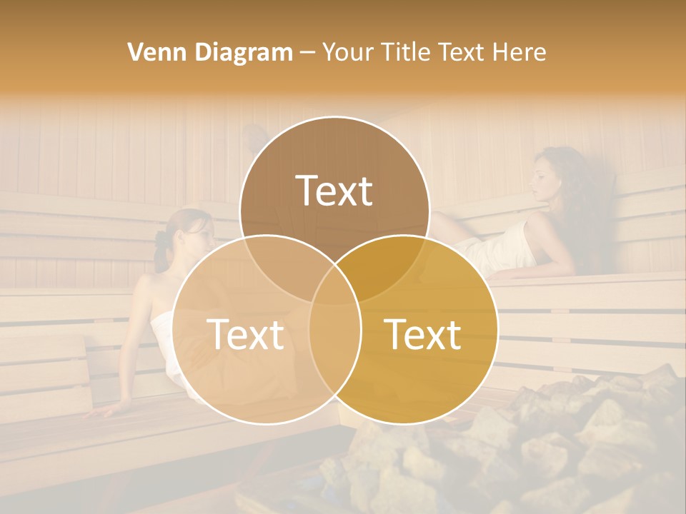 Female Relaxation Health PowerPoint Template