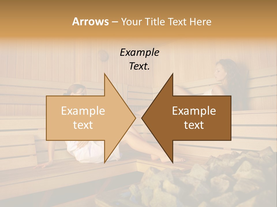 Female Relaxation Health PowerPoint Template