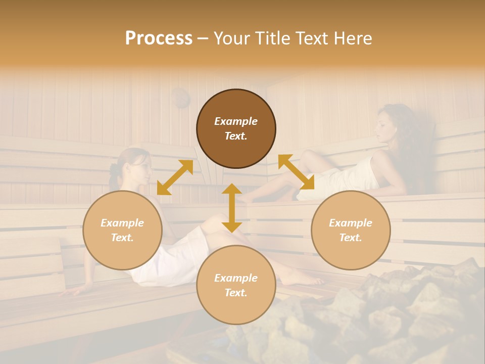 Female Relaxation Health PowerPoint Template