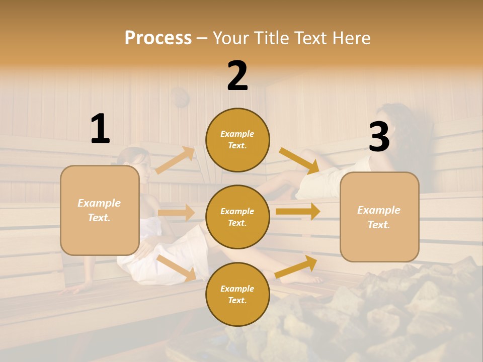 Female Relaxation Health PowerPoint Template