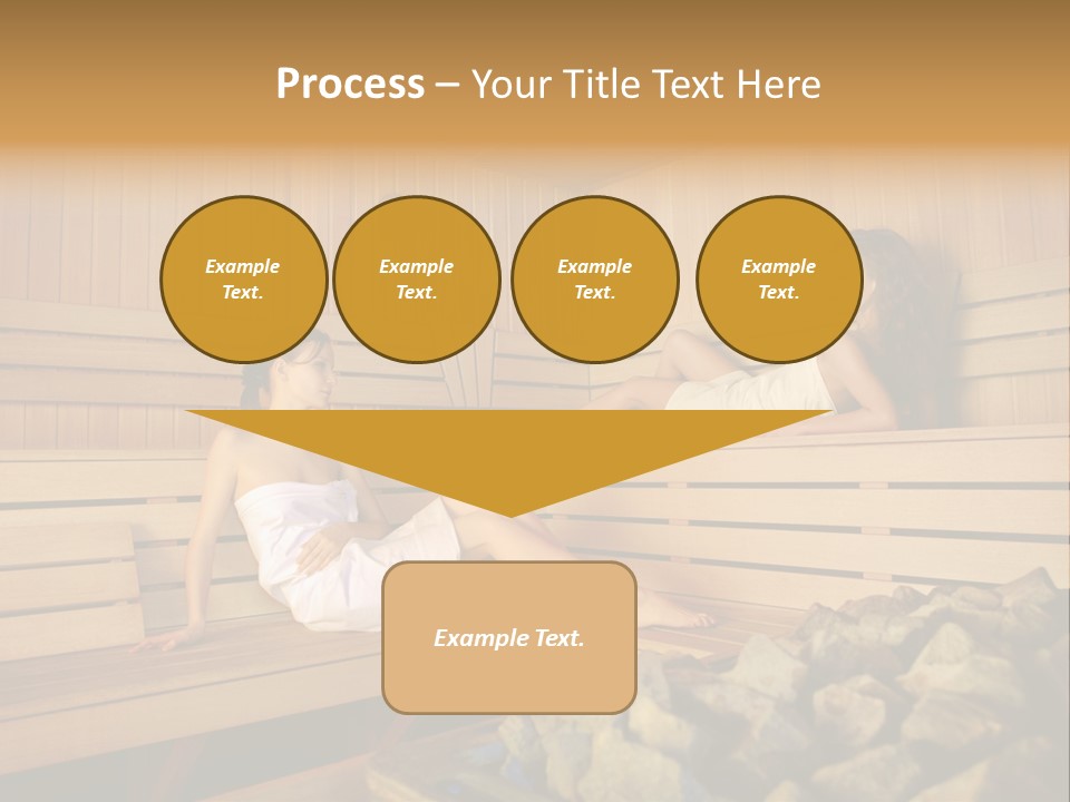 Female Relaxation Health PowerPoint Template