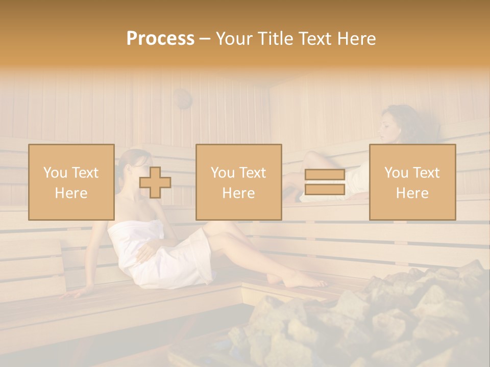 Female Relaxation Health PowerPoint Template