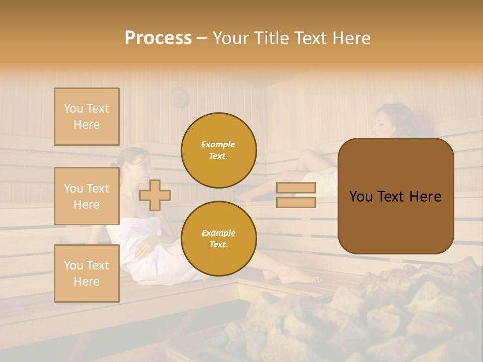 Female Relaxation Health PowerPoint Template