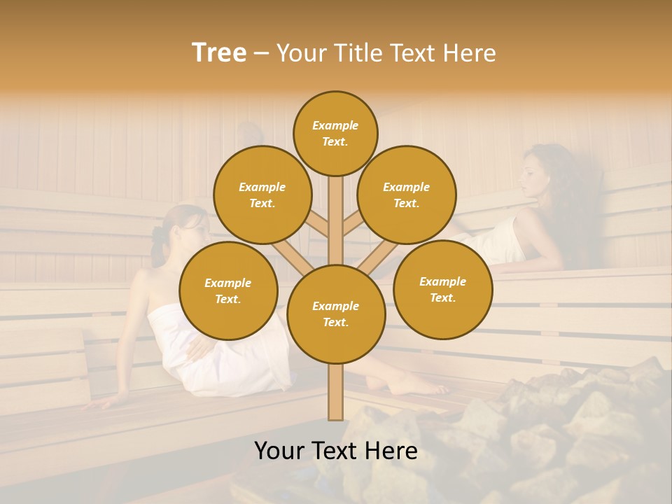 Female Relaxation Health PowerPoint Template