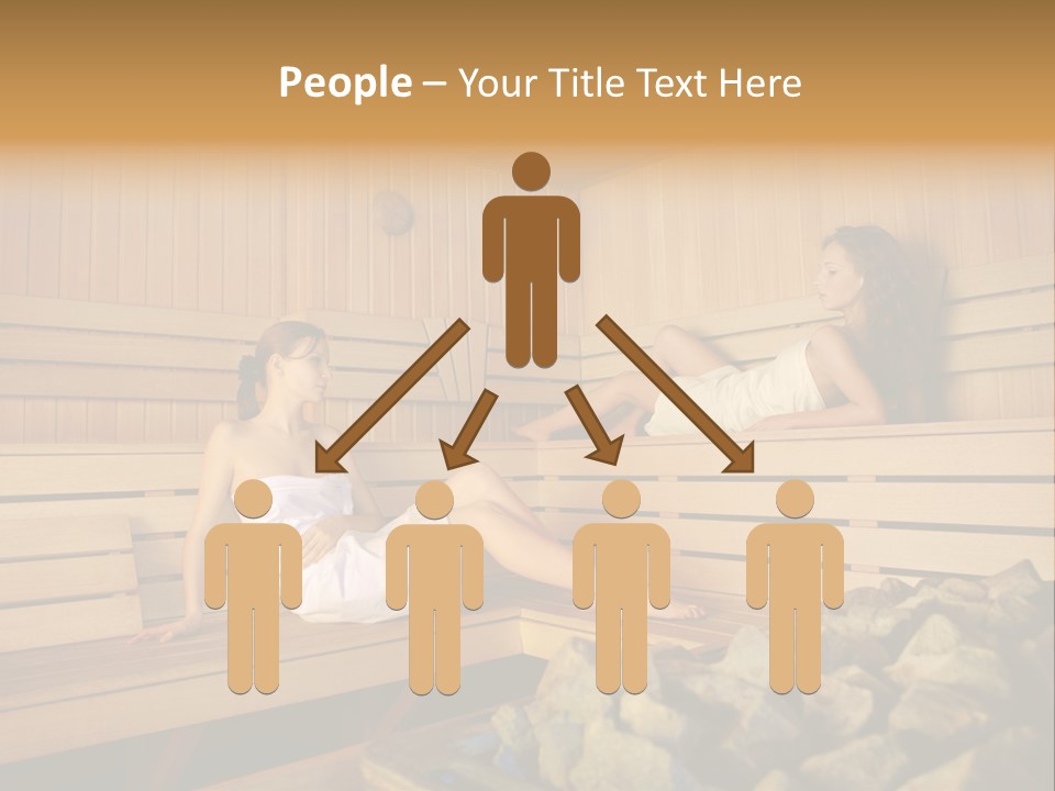 Female Relaxation Health PowerPoint Template