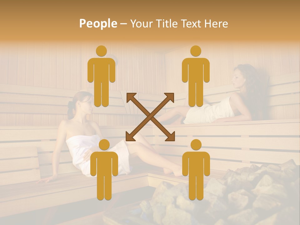 Female Relaxation Health PowerPoint Template